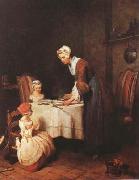 Jean Baptiste Simeon Chardin The Grace (mk08) oil painting artist